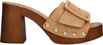 Steve Madden Womens Suede Marelena Brown Sandals - Size UK 7