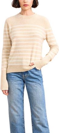 La Ligne Lean Lines Sweater in Tan/cream at Nordstrom, Size X-Large