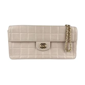 Chanel Pre-owned Shoulder Bags, female, Beige, Size: ONE SIZE Pre-owned Vintage Shoulder Bag