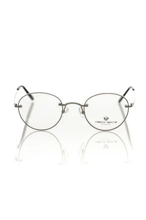 Frankie Morello Metallic Mens Eyeglass Mens Frame