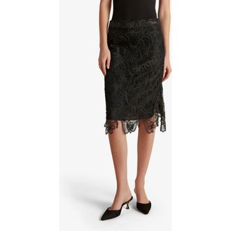 Marina Moscone Lace Tubino in Black at Nordstrom, Size 10