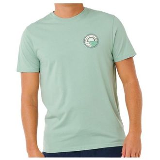 Rip Curl Pacific Rinse Stacked Tee T-Shirt f&uuml;r Herren | gr&uuml;n