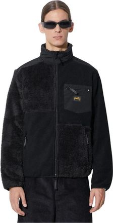 Stan Ray Patchwork Fleece Jacket - Heren - Zomerjassen - Zwart - L - Polyester - Jassen