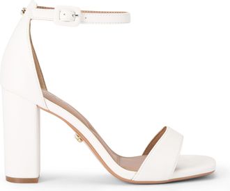 Carvela Womens Regatta Heel Sandals - White - Size UK 3