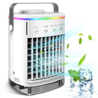 OEM Mini Aire Acondicionado, Ventilador De Refrigeraci&oacute;n, Ventilador De Agua, Aire Acondicionado Para Dormitorio, Oficina, Aire Acondicionado Port&aacute;til Par