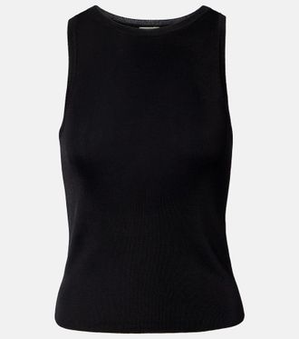 Saint Laurent Tank top in jersey a coste