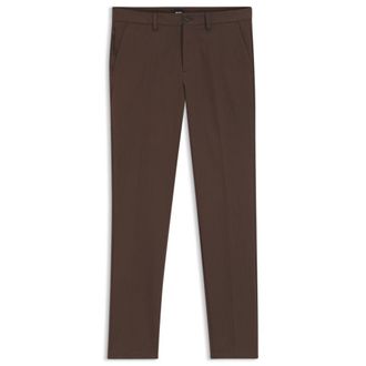 BOSS Slim-fit pants in four-way stretch fabric