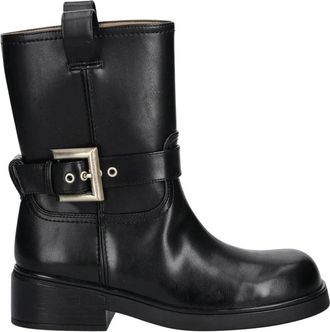 A|X Armani Exchange Gladde Kunstleren Enkellaars - Dames - Enkellaarsjes - Zwart - 39 EU - Leer - Schoenen