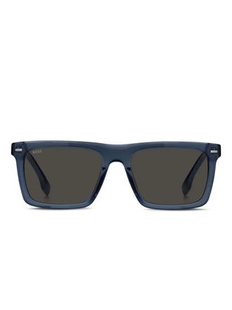 BOSS square-frame sunglasses - Blue