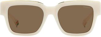 Polaroid PLD 6198/S/X Polarized SZJ/SP Mens Sunglasses White Size 52