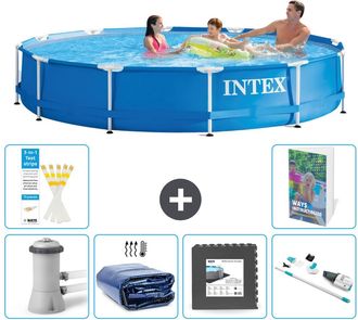 Intex Piscina Con Estructura Redonda - 366x76 Cm - 7-piezas S315
