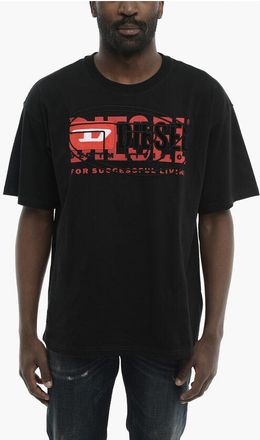 Diesel Cotton Jersey T-Shirt T-BOXT With Contrast Logo size Xxl