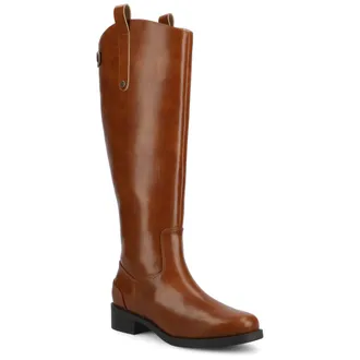 Journee Collection Womens Gema Medium and Wide Width Knee High Riding Boots