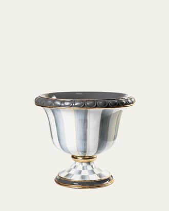 MacKenzie-Childs Sterling Stripe Urn