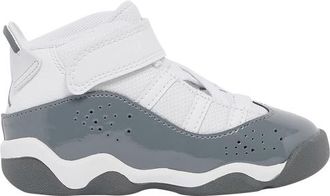 Nike Jordan Boys 6 Rings - Boys Toddler Basketball Shoes White/White/Cool Grey Size 10.0