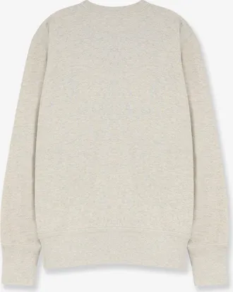 Isabel Marant Womens Sweatshirt Rise Beige Organic Cotton Sweatshirts Sweater