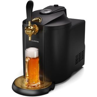 Klarstein Klarstein Beerkules Spillatore di birra per fusti da 5 litri Compressore di raffreddamento Display a LED 6 livelli di temperatura