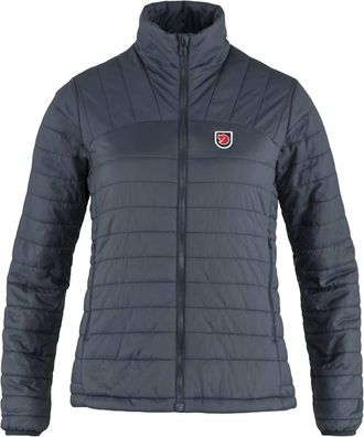Fj&auml;llr&auml;ven Womens Expedition X-Latt Synthetic Insulated Jacket In Navy