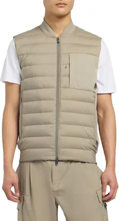 Moose Knuckles Anderson Air Down Hybrid Quilted Vest in Dusk/Dusk at Nordstrom, Size X-Large