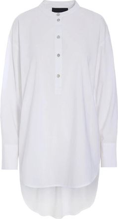 Bitte Kai Rand Core Katoenen Tuniek Shirt - Dames - Overhemden - Wit - S - Katoen - Overhemden
