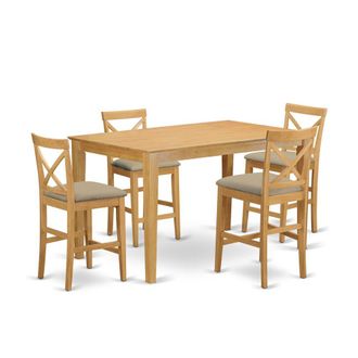 East West Furniture Dining Set, 36x60 inch Table