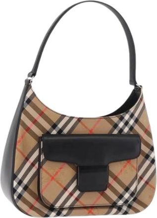 Burberry Borsa a spalla Nova Check usata - - Pre-owned - Donna - Beige - ONE SIZE