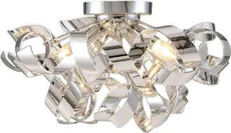 Lindby Lindby Lámpara de techo Elviro en Plateado Plástico