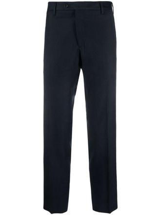 BRIGLIA 1949 slim-cut chino trousers - men - Cashmere/Virgin Wool/Cotton - 54 - Blue