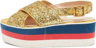 Gucci Sandali imbottiti 60mm - Oro