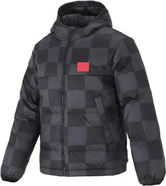 Nike Mens Nike Lebron Grid Basketball Sports Stay Warm Hooded Down Jacket Black DA6718-010
