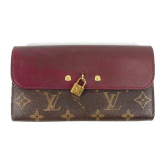Louis Vuitton Monogram Brown Monogram Long Wallet (Bi-Fold) (Pre-Owned)