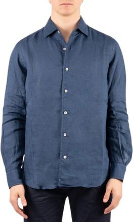 Saint Barth Camicia - Heren - Casual Overhemden - Blauw - M - Overhemden