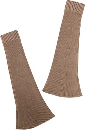 Our Legacy Accessoires, Dames, Beige, ONE Size, Katoen, Gebreide Gaiter