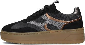Notre-V Anemone-63 Dames Sneakers - Dames - Sneakers - Zwart - 37 EU - Wol - Schoenen
