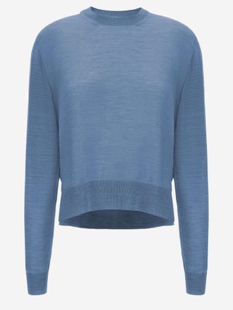 Jil Sander trui van een wol- en kasjmiermix