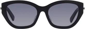 Bulgari B.Zero1 Grey Cat Eye Ladies Sunglasses BV40061F 01B 56