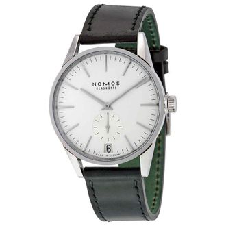 NOMOS Glash&uuml;tte Zurich Datum Automatic White Dial Stainless Steel Mens Watch 802