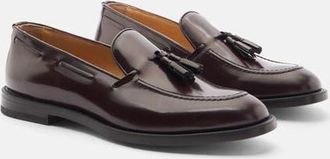 Scarosso William Loafers in Burgundy - Polished Calf at Nordstrom, Size 43.5