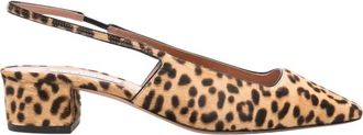 Aquazzura Elegante Slingback Sandalen - Dames - Pumps - Beige - 36 EU - Schoenen