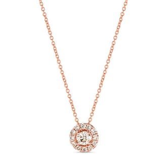 Le Vian Ladies Nude Palette Necklace set in 14K Strawberry Gold