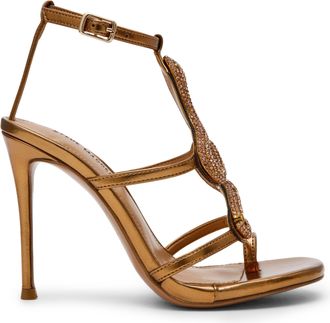 Steve Madden Python Sandal BRONZE