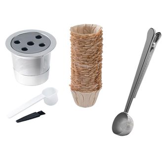 OEM Tazas De Caf&eacute; Rellenables, Filtros De Caf&eacute;, Juego De 8 Tazas
