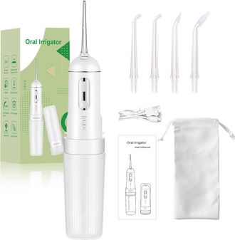 OEM Enjuagador Bucal Port&aacute;til Para Dientes, 4 Modos, Tanque De Agua Extra&iacute;ble Para Una F&aacute;cil Limpieza, Estuche De Viaje Port&aacute;til