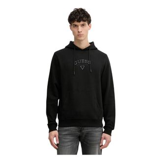 Guess Hombre, Sudaderas, Negro, Talla: 2XL