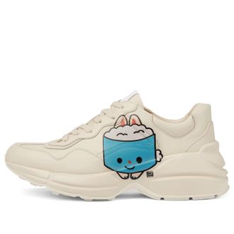 Gucci (WMNS) Gucci Kawaii Rhyton Leather Sneakers Cream White 738776-DRW00-9522