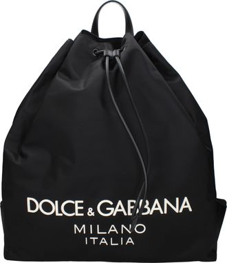 Dolce & Gabbana Dolce&Gabbana Herens Rugzakken en heuptassen Zwart nylon
