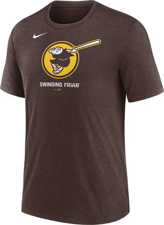 Nike San Diego Padres Logo Nike Mens MLB T-Shirt in Brown | NJFD20QPYP-J77