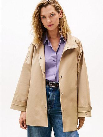 Tommy Hilfiger Water Repellent Oversized Car Coat