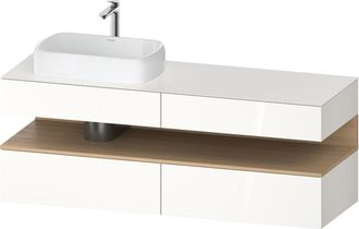 Duravit Qatego Consola Mueble Bajo Lavabo, 2 Extensiones, 2 - Duravit