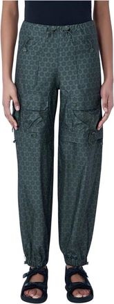 The North Face Cargo Broek met Trekkoord in de Taille - Dames - Outdoor broeken - Groen - S - Fitness